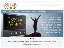 Tablet Screenshot of innervoice.com